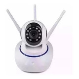 Ip Camera Wifi 3 Antenas Hd 720p App Yoosee/noturna