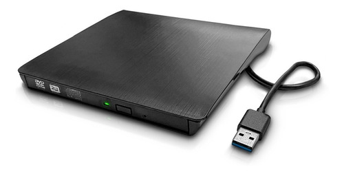 Leitor E Gravador De Cd Dvd Externo Via Usb 3.0 Portátil