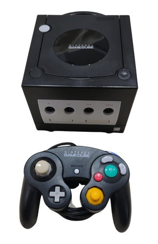 Nintendo Game Cube Black + Picoboot + Cartoes Com Caixa Console Game Cube Video Game Nintendo