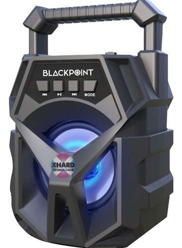 Parlante Portatil Bluetooth Black Point S12 Radio Fm Sd Aux