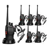 Pack Walkie Talkies Recargables Arcshell 6 Unidades