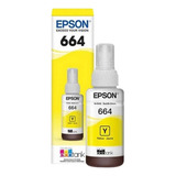 Botella De Tinta Epson Amarilla 664 T664420al