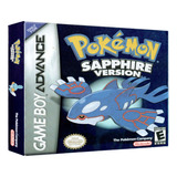 Pokémon Sapphire Gba Juego Físico En Caja Con Protección