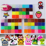 24 Colores Perler Beads 5mm Hama Beads Niños Juguetes Diy