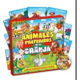 Colección Libros Animales Preferidos De La Granja 8 Tomos Cd