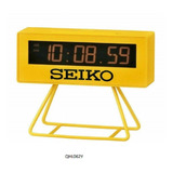 Timer Despertador Crono Amarillo Seiko Qhl062y Casiocentro