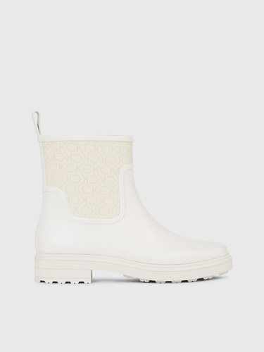 Botas Essential De Lluvia Blanco Calvin Klein