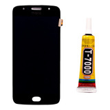 Tela Display Lcd Frontal  Touch Motorola G5s Xt1792 + Cola