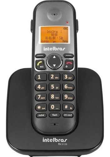 Telefone Intelbras Sem Fio Digital Ts 5120 Viva Voz