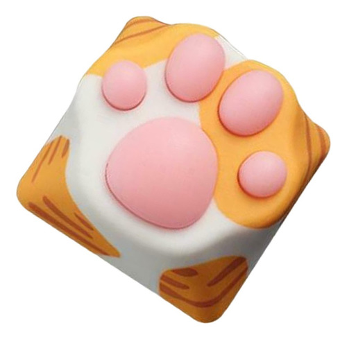 Cute Silicone Paw Of Cat Gaming Mecánico Keycap Diy Custom