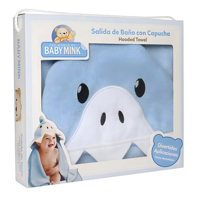 Toalla De Baño Con Capucha Para Bebé Baby Mink Bm324 Color Spike | Envío gratis