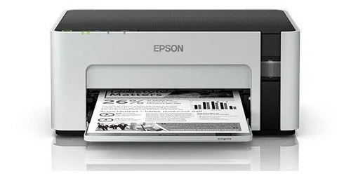 Impresora Epson Ecotank M1120 Con Wifi Blanca Y Negra 220v