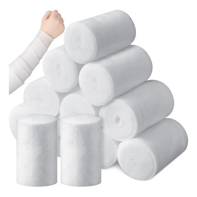 Paquete 12 Rollos Venda Para Yeso 15cmx3.6m (guata-huata) Color Blanco | Meses sin interés