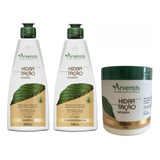 Kit Hidratação Shampoo Condicionador Máscara 500g Arvensis