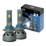 Par Refletor Super Led Farol Z7 H4 150w Cor Da Carcaça Preto Cor Da Luz Branco Frio 12v/60v Bivolt