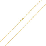 Corrente Cordão Ouro 18k Feminino Piastrine 50cm Promoção