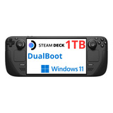 Console Valve Steam Deck 1tb Standard + Dualboot Com Windows + Brinde