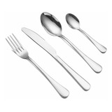 Set De Servicios Acero Inoxidable X16 Unds Utensilios Cocina