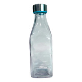 Botella De Agua De Vidrio De 500 Ml En Color Rojo, Color Azul
