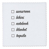 3d Rose Sunscreen Bikini Notebook Manta Tequila Lista D