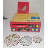Brinquedo Antigo Cd Control Lazer Disc Music Player Funciona