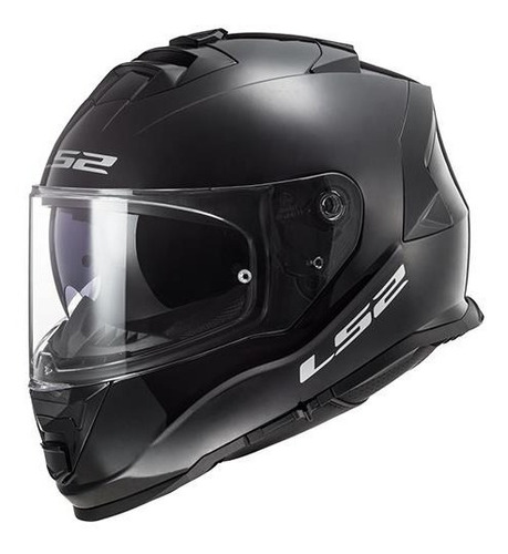 Casco Cerrado Ls2 Storm Solid Negro Brillante