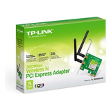 Adaptador De Red Tplink Pci- Express; N300 Mbps, 2.4 Ghz- 2