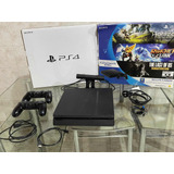 Playstation 4 Slim 500gb+cables+2 Joystick+camara. .