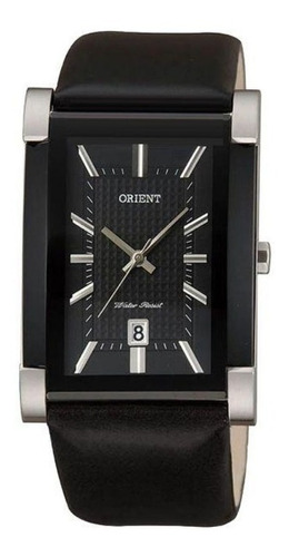 Reloj Orient Rectangular Hombre Con Calendario Fundj003b