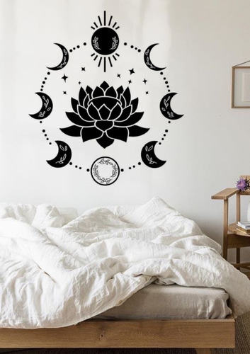 Adesivo Parede Decoração Sala Quarto Yoga Zen Mandalas 