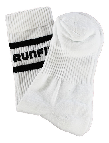 Calcetines Deportivos Cross/gym/run Runfit Circle - Blanco