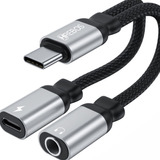 Adaptador Usb Tipo C Para Usb Tipo C Fone P2 Hrebos Hs-229