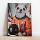 Homenaje Para Tu Mascota - Astronauta 20x30