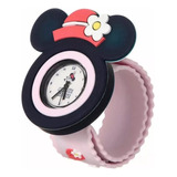 Reloj Minnie Mouse Original Para Niñas Correa Silicona 