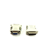 Kit 10 Adaptador Dvi I 24+5 Pinos  Para Vga Db15 Atacado