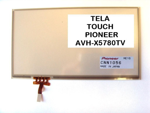 Tela Touch Pioneer Avh-x5780tv - Com N F