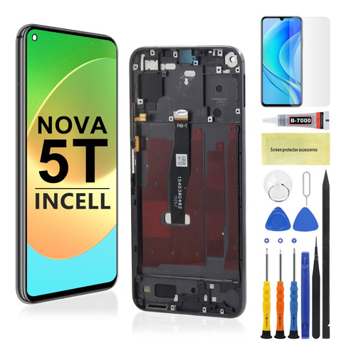 Pantalla Incell Para Huawei Nova 5t / Honor 20 Con Marco