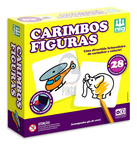 Carimbos Infantil Figuras Nig Brinquedos