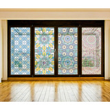 Adesivo Decorativo Transparente Estilo Vitral 160x0,50