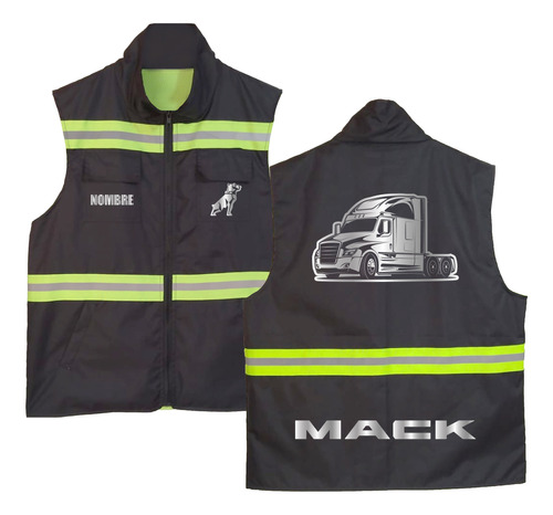 Chaleco Industrial Mack Trailer Truck Reflejante
