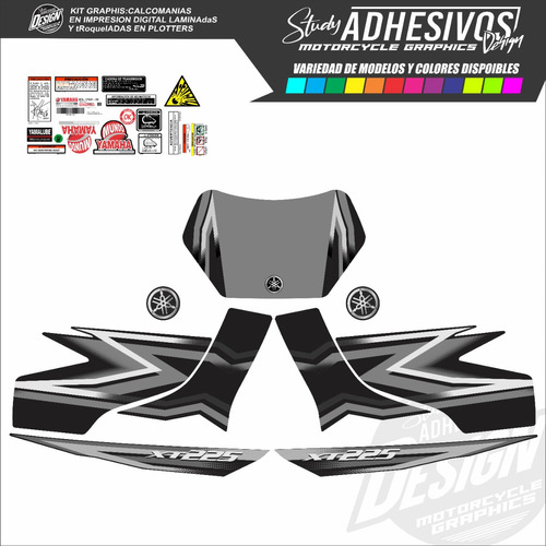 Calcomanias Yamaha Xt 225 Tipo Originales Kit Stickers