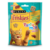 Friskies Party Mix Petisco Gatos Ad Camarão, Salm E Atum 40g