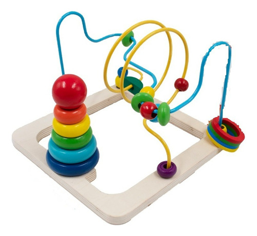 Brinquedo Aramado Torre Rainbow Pirâmide Didático Montessori