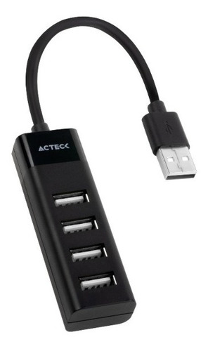 Hub Usb A 4 En 1 Port X 2 Dh420  4xusb A 2.0 Negro