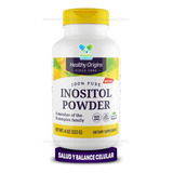 Healthy Origins Inositol Powder 113 Gr - 4oz Polvo 100% Puro Sabor Sin Sabor