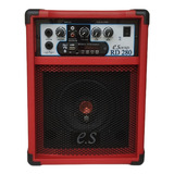 Caixa De Som Amplificada Violão Guitarra Mic Bluet 6''/40w E.sound Rd-280 Vermelho 110v/220v