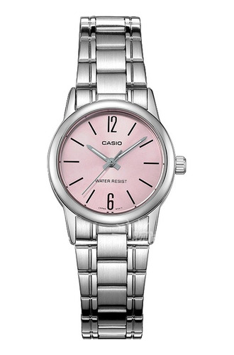 Reloj Casio Ltp-v005d Acero Mujer Analogo 100% Original 