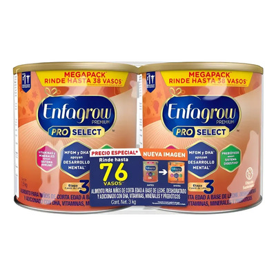Fórmula Infantil Etapa 3 Pro Select Enfagrow 2 De 1.5 Kg | Envío gratis