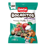 Golocan Bocaditos Frutal Manzana/frutilla/durazno 100 Gr