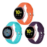 3 Mallas P/ Samsung Watch Active 1 Y 2 (3 41mm) Large Ly3